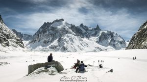 In the Vallee Blanche