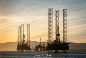 Oil Rigs Cromarty Firth
