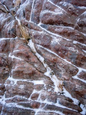 Torridonian Sandstone in the Snow